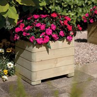 Product photograph of Rowlinson Marberry Wooden Planter - Rectangle from Cuckooland