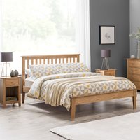 Product photograph of Julian Bowen Salerno Solid Oak Bed - King from Cuckooland