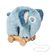 Sebra Pull Along Elephant Soft Toy in Cloud Blue