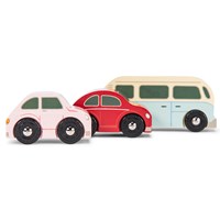 Le Toy Van Wooden Retro Metro Car Set