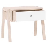 Product photograph of Vox Spot Stool Bedside Table In Acacia White from Cuckooland