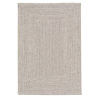 Product photograph of Maze Rattan Alfresco Indoor Outdoor Rug In Silver - 200cm X 290cm from Cuckooland