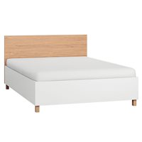 Product photograph of Vox Simple Customisable Double Ottoman Bed - Oak Effect from Cuckooland