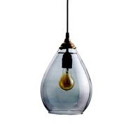 Teardrop Glass Ceiling Light in Grey by BePureHome 