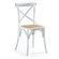 Pair of Silea Wooden Dining Chairs in White