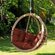 Globo Garden Hanging Chair in Terracotta