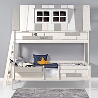 Product photograph of Lifetime Adventure Hangout Small Double Bunk Bed - Lifetime Whitewash from Cuckooland