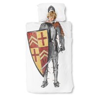 Product photograph of Snurk Childrens Knight Duvet Bedding Set from Cuckooland