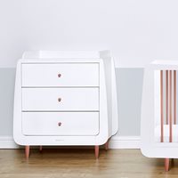 Product photograph of Snuzkot Skandi Changing Unit - White And Natural from Cuckooland