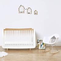 Product photograph of Snuzkot Skandi Ombre Cot Bed from Cuckooland