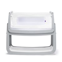Product photograph of Snuzpod 4 Bedside Crib 3-in-1 With Mattress - White from Cuckooland