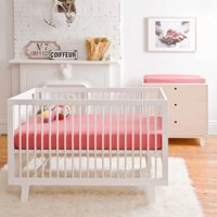 Product photograph of Oeuf Sparrow Cot Bed In White from Cuckooland