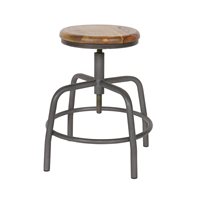 Product photograph of Woood Industrial Spider Leg Bar Stool from Cuckooland