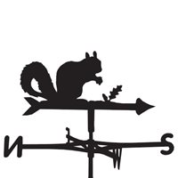 Product photograph of Squirrel Weathervane - Medium Cottage from Cuckooland