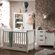 Obaby Stamford Mini Sleigh Cot Bed 3 Piece Nursery Set in White