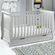 Obaby Stamford Classic Sleigh Cot Bed in Warm Grey