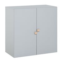 Vox Stige High Modular 2 Door Cabinet in Grey