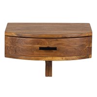 Product photograph of Bepurehome Boudoir Bedside Table - Brown from Cuckooland