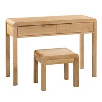 Product photograph of Julian Bowen Curve Dressing Table Stool from Cuckooland