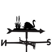 Product photograph of Weathervane In Swan Design - Large Traditional from Cuckooland