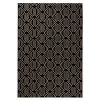 Product photograph of Bold Monkey Swinging Lines Rug 160 X 230cm - Black from Cuckooland
