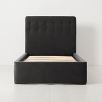 Product photograph of Swyft Bed 01 Charcoal Velvet Bed In A Box - Superking from Cuckooland