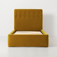 Product photograph of Swyft Bed 01 Mustard Velvet Bed In A Box - Single from Cuckooland