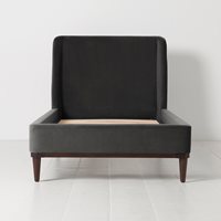 Product photograph of Swyft Bed 02 Charcoal Velvet Bed In A Box - Superking from Cuckooland