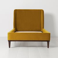 Product photograph of Swyft Bed 02 Mustard Velvet Bed In A Box - Superking from Cuckooland