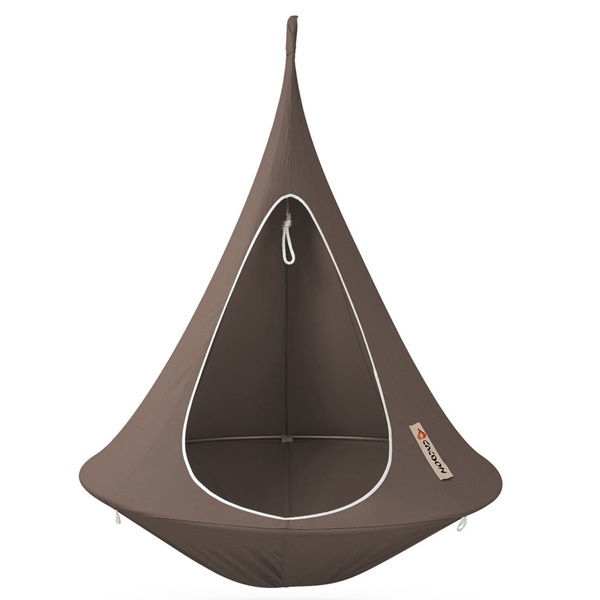 SINGLE HANGING CACOON in Taupe