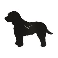 Product photograph of Wagging Tail Cockapoo Dog Clock from Cuckooland