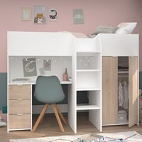 Product photograph of Parisot Tom Kids High Sleeper Bed from Cuckooland