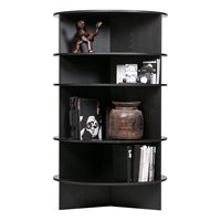 Product photograph of Woood Trian Round Tower Bookcase from Cuckooland