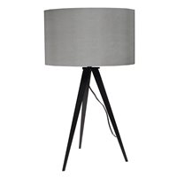 Product photograph of Zuiver Tripod Table Lamp In Black Grey from Cuckooland