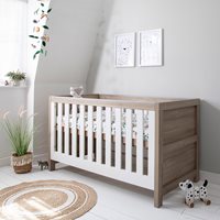 Product photograph of Tutti Bambini Modena 3 In 1 Cot Bed - Oak from Cuckooland