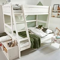 Product photograph of Lifetime Modern Family Bunk Bed - Lifetime White from Cuckooland