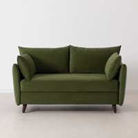 Product photograph of Swyft Sofa In A Box Model 08 Velvet 2 Seat Sofa Bed - Teal from Cuckooland