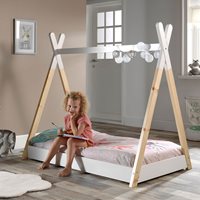 Product photograph of Vipack Kids Toddler Tipi Bed from Cuckooland