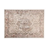Vogue Persian Style Rug In Pink Ivory 
