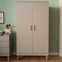 Product photograph of Vox Lounge Double Wardrobe In Light Grey Oak from Cuckooland