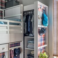 Product photograph of Vox Nest Pull Out Wardrobe In Larch Effect Graphite from Cuckooland