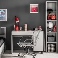 Product photograph of Vox Simple Customisable Small Desk - Grey from Cuckooland