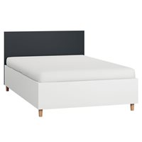 Product photograph of Vox Simple Customisable Small Double Ottoman Bed - Black from Cuckooland