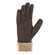 Sheepskin Style Ladies Leather Gloves in Brown
