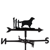 Product photograph of Weathervane In Welsh Springer Spaniel Dog Design - Medium Cottage from Cuckooland
