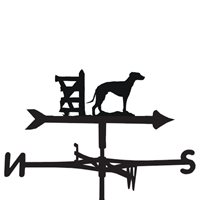 Product photograph of Whippet Dog Weathervane - Large Traditional from Cuckooland