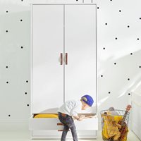 Product photograph of Cool Kids Double Wardrobe from Cuckooland