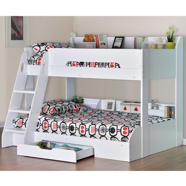 FLICK TRIPLE BUNK BED in White
