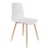 Pair of Leon Dining Chairs in White
