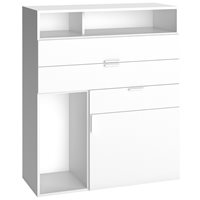 Vox 4 You Sideboard with 3 Drawers & Cupboard in White
